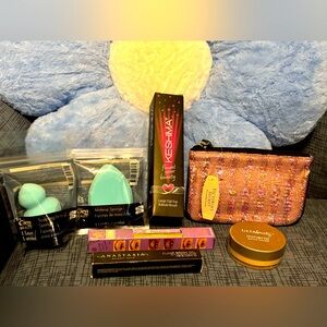 Makeup Bundle & Victoria's Secret Pink Glitter Pouch